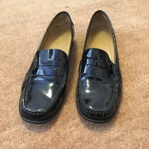 Cole Hann Black Patten Loafers